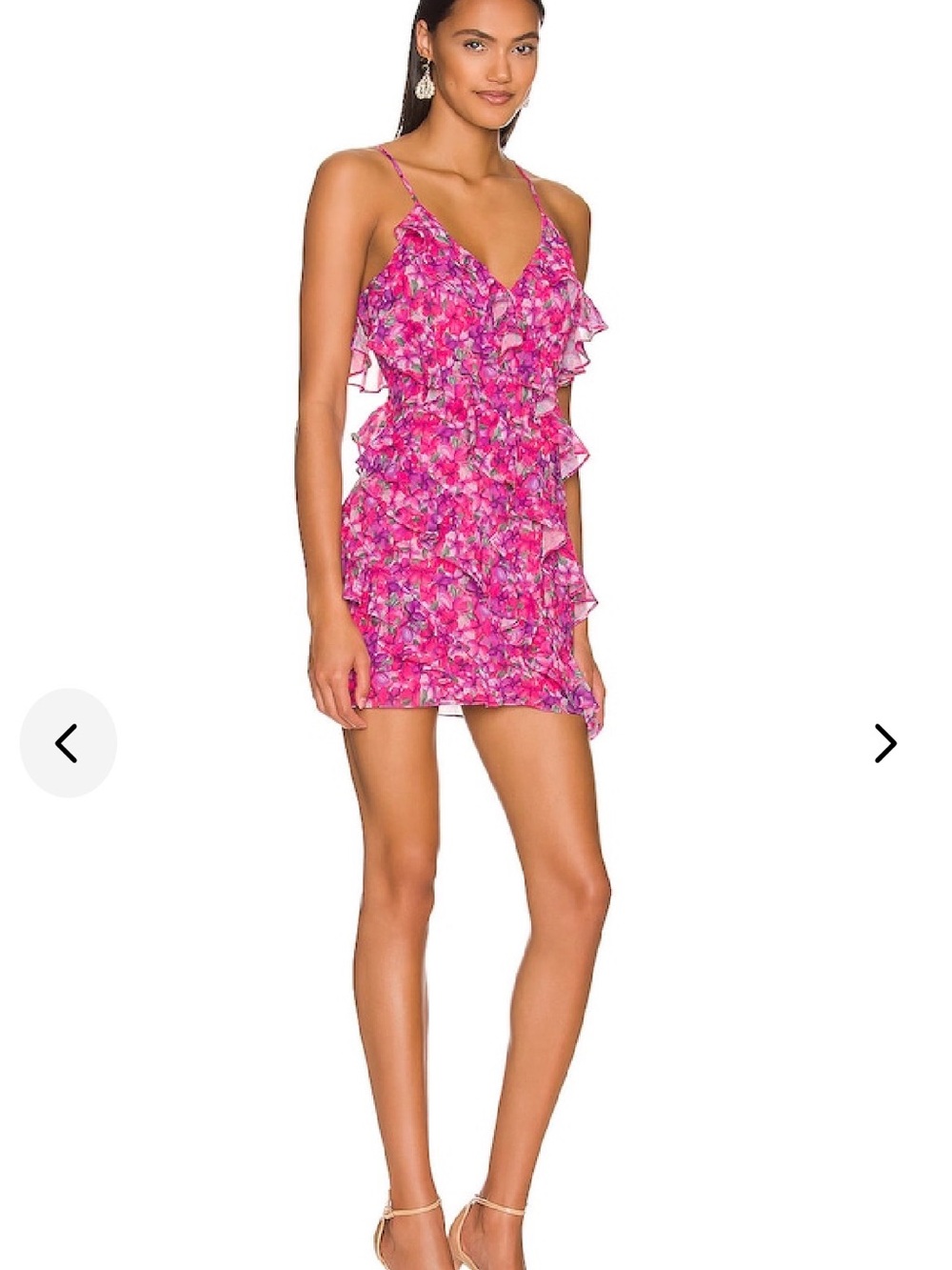 Lovers + Friends Hazel Mini Dress in Liliana Floral, size M - Picture 4 of 13